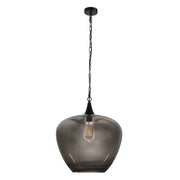 Apple Amber | Smoke Glass Pendant Light 2 Sizes - Lighting.co.za
