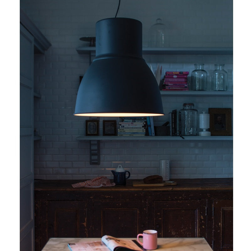 Audion Large Nordic Dome Anthracite Black Pendant Light - Lighting.co.za