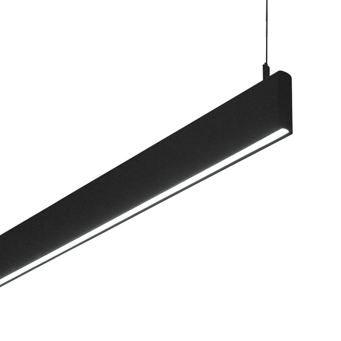 Avico Black | White Up Down Linear LED Slim Spazio Pendant Light - Lighting.co.za