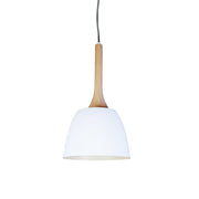 Azul Black | White with Wood Nordic Pendant Light - Lighting.co.za