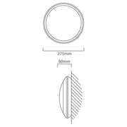 Fumagalli Berta Black | White | Grey Outdoor Bulkhead - Lighting.co.za