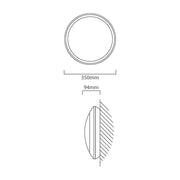 Fumagalli Umberta Black | White | Grey Outdoor Bulkhead - Lighting.co.za