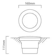 Fumagalli Ceci 160 LED outdoor ground light - Lighting.co.za