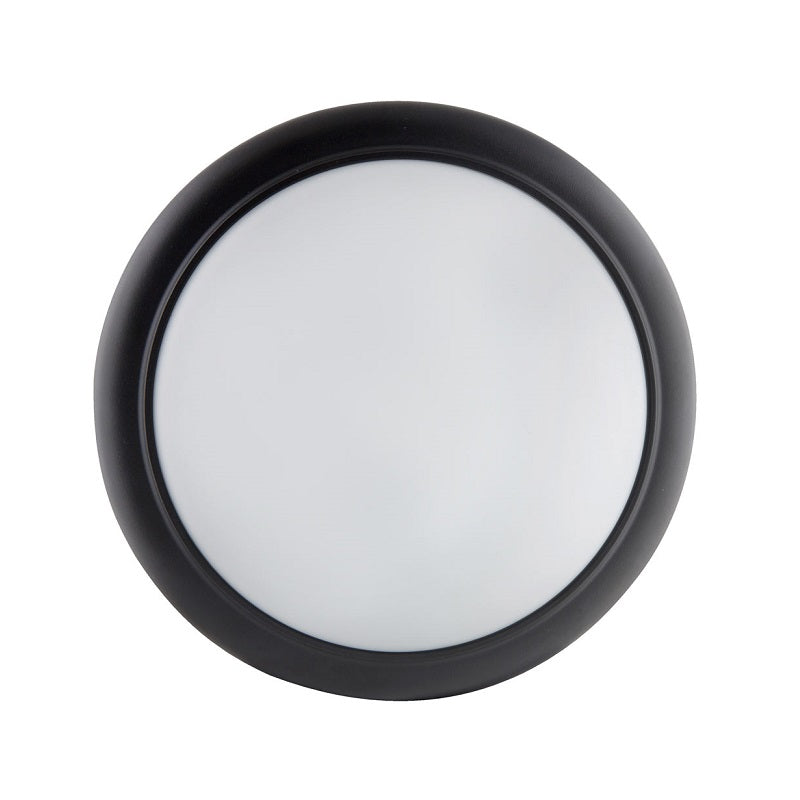 Barkley Round Black or White 15W LED Outdoor Wall Light - Lighting.co.za