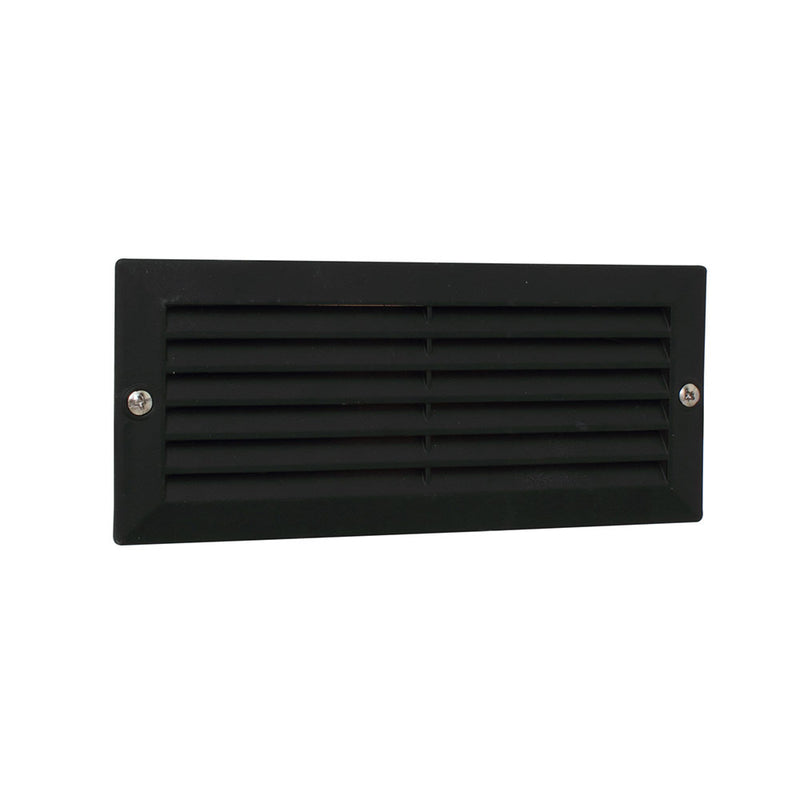 Louvre Black or White Grid Recessed Brick Step Light - Lighting.co.za