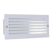 Louvre Black or White Grid Recessed Brick Step Light - Lighting.co.za