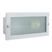 Louvre Black or White Plain Recessed Brick Step Light - Lighting.co.za