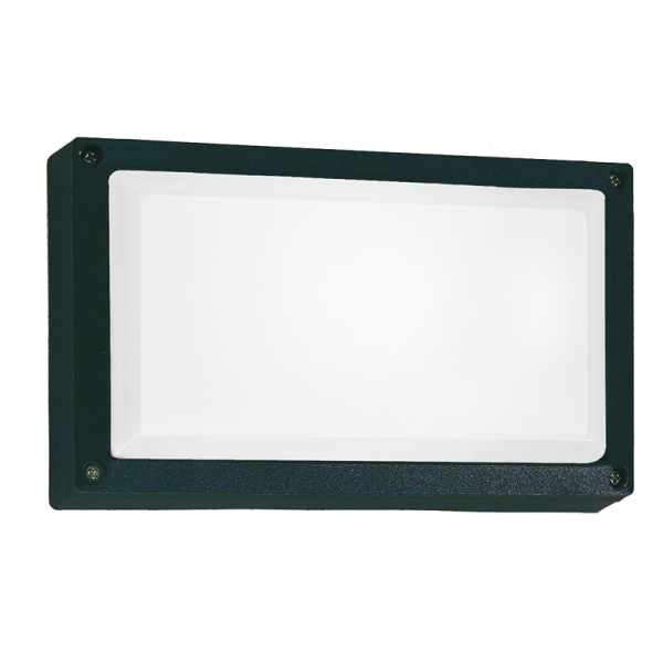 San Black Rectangle Outdoor Wall Light - Lighting.co.za