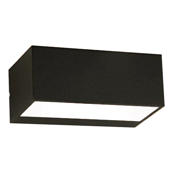 Lima Outdoor Black Rectangular Outdoor Wall Light - Lighting.co.za