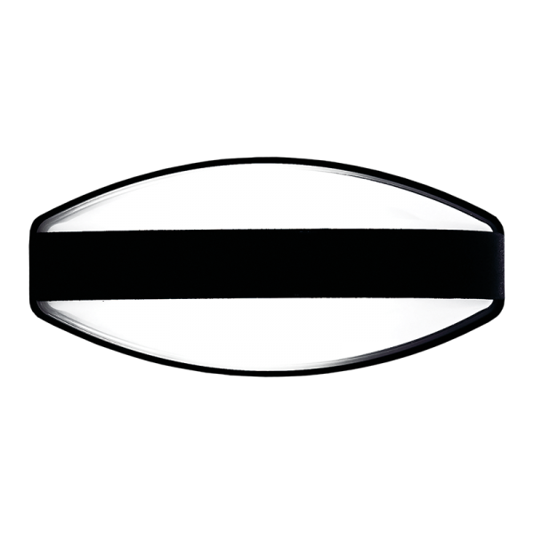 Yuri Black And White Polycarbonate Outdoor Wall Light - Lighting.co.za