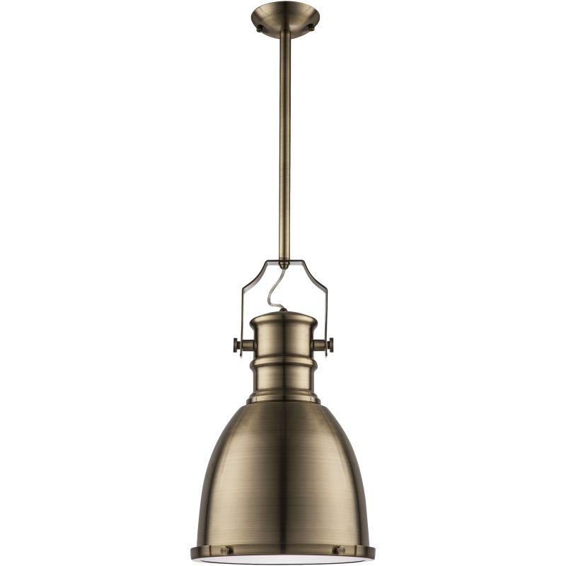 Summit Brass Or Chrome Industrial Pendant Light - Lighting.co.za