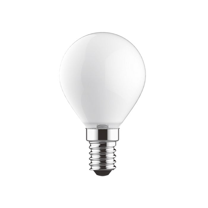 E14 LED Golfball Opal 4.5W 4000K Bulb Dim B - Lighting.co.za