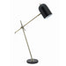 Bella Tall Black and Antique Brass Adjustable Desk Lamp - Lighting.co.za