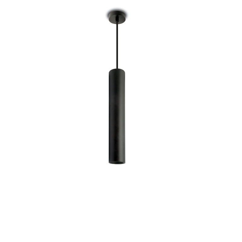 Bells White | Black Tube Pendant Light 3 Sizes - Lighting.co.za