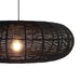 Oriental Black Woven Rope Pendant Light - Lighting.co.za