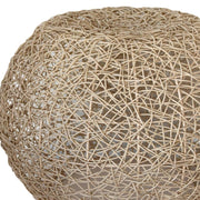 Anquila Natural Woven Ottoman - Lighting.co.za