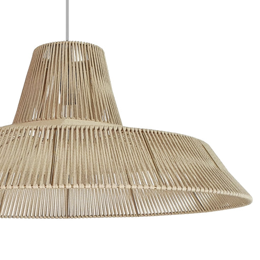 Hat Natural Woven Rope Pendant Light - Lighting.co.za