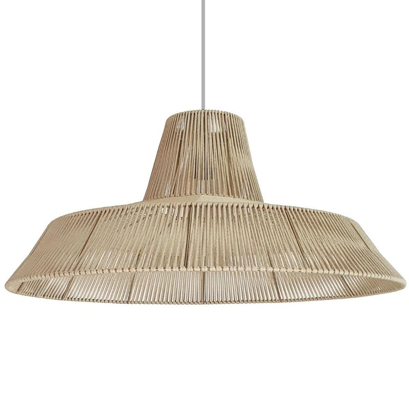 Hat Natural Woven Rope Pendant Light - Lighting.co.za