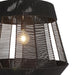 Cantone Black Woven Rope Pendant Light - Lighting.co.za