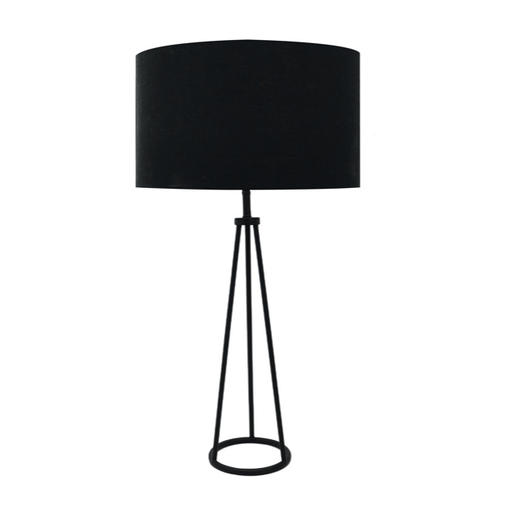 Allure Black Ring Table Lamp - Lighting.co.za