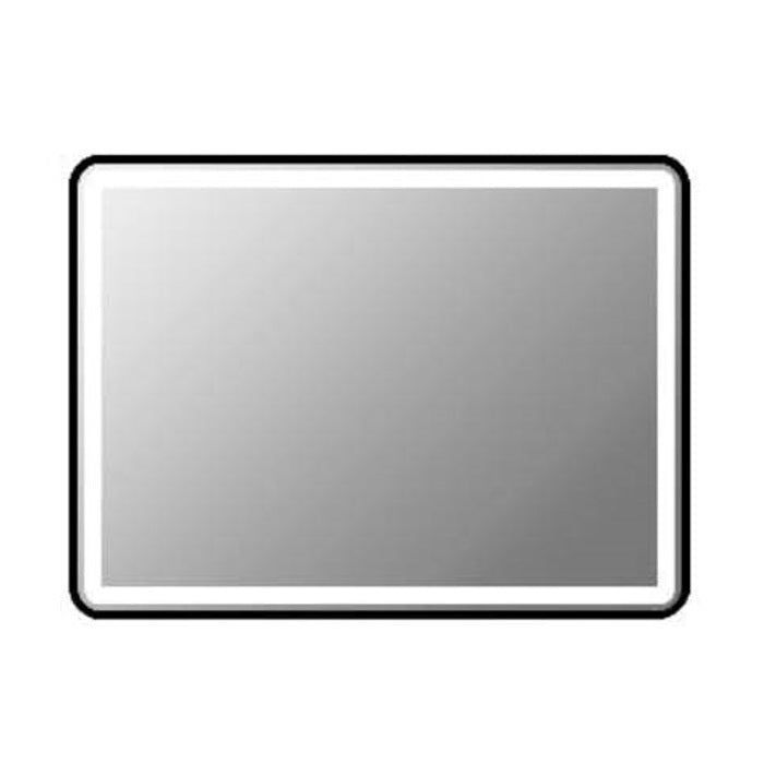 Anura Black Frame Rectangular LED Bathroom Mirror Wall Light - Lighting.co.za