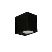 Block P GU10 Down Facing Black | White | Grey Spazio Outdoor Wall Light - Lighting.co.za