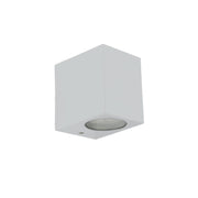 Block P GU10 Down Facing Black | White | Grey Spazio Outdoor Wall Light - Lighting.co.za