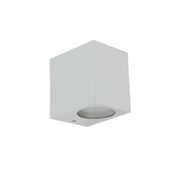 Block P GU10 Down Facing Black | White | Grey Spazio Outdoor Wall Light - Lighting.co.za
