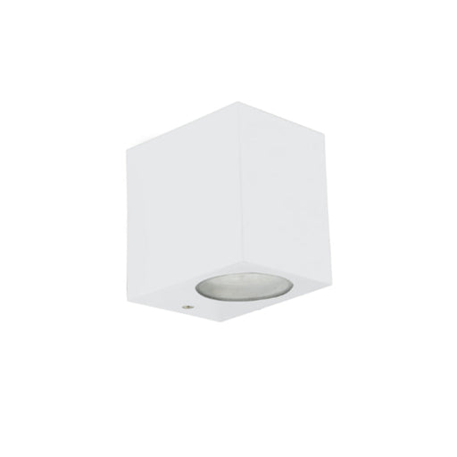 Block P GU10 Down Facing Black | White | Grey Spazio Outdoor Wall Light - Lighting.co.za