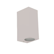 Block P GU10 Up Down Facing Black | White | Grey Spazio Outdoor Wall Light - Lighting.co.za