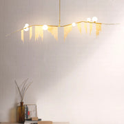 Blossom Gold And White Frosted Glass Pendant Light - Lighting.co.za