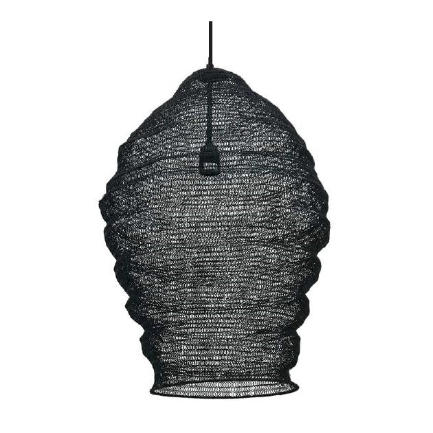 Bohemian Large Black Wire Mesh Pendant Light - Lighting.co.za