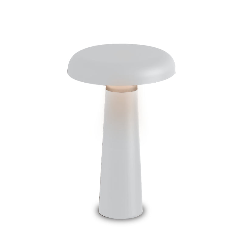 Boletus 4 Watt LED Portable Black or White Rechargeable Table Lamp - Lighting.co.za