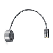 Nora 3W LED White or Chrome Bedside Reading Wall Light - Lighting.co.za