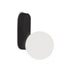 Bubble Black or Gold and Frosted White Glass LED Bathroom Wall Light - Lighting.co.za