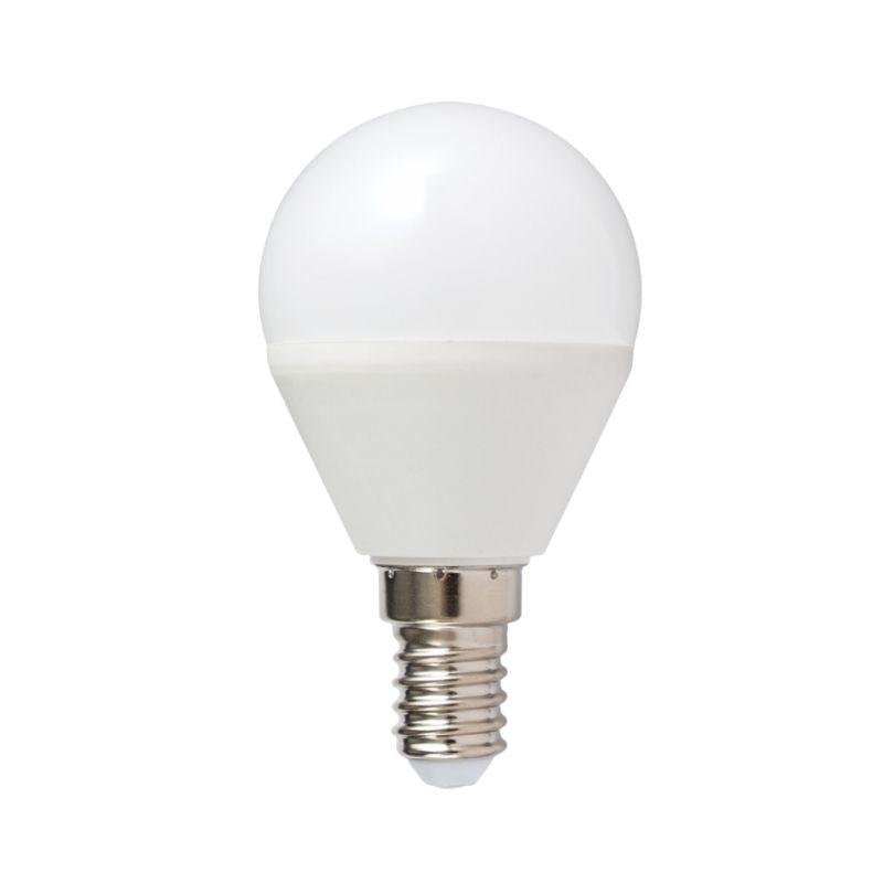 E14 LED Golfball Opal 5W 2700K Non Dim B - Lighting.co.za