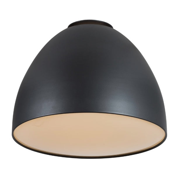 Ascari LED Black Dome Ceiling Light Available In 2 Sizes - Lighting.co.za