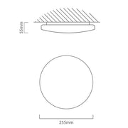 Slim White LED 4000K Non Dim Ceiling Light 3 Sizes - Lighting.co.za