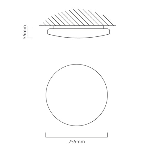 Slim White LED 4000K Non Dim Ceiling Light 3 Sizes - Lighting.co.za