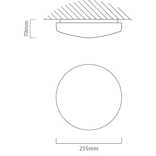 Kina White LED 4000K Non Dim Ceiling Light 3 Sizes - Lighting.co.za
