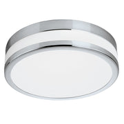 Palermo 24 Watt LED Chrome And White Bathroom Ceiling Light - Lighting.co.za
