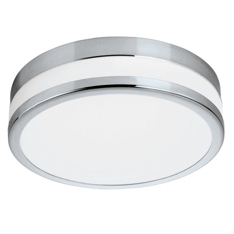 Palermo 24 Watt LED Chrome And White Bathroom Ceiling Light - Lighting.co.za
