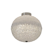 Haiku Textured Clear Acrylic and Chrome LED Ceiling Light - Lighting.co.za