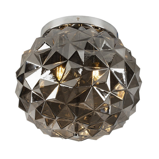 Volute Amber | Smoke | Clear Facet Glass Ceiling Light 2 Sizes - Lighting.co.za