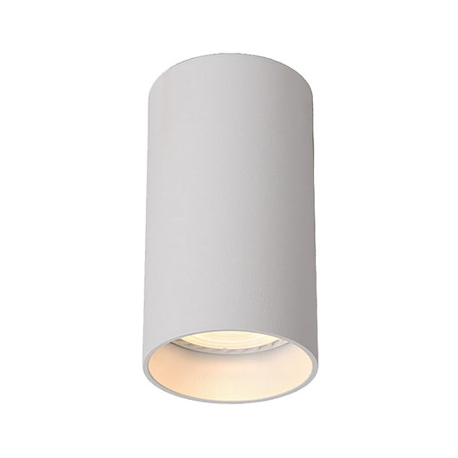 Zeta Mini Barrel Black | White Fixed Round GU10 Surface Mounted Down Light - Lighting.co.za