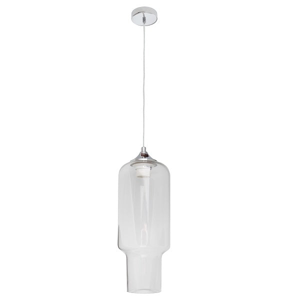 Lighthouse Tall Cylinder Glass Pendant Light - Lighting.co.za