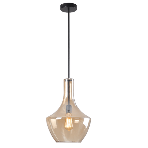 Contour Large Clear | Smoke | Amber Glass Pendant Light - Hanging Lights - Lighting.co.za
