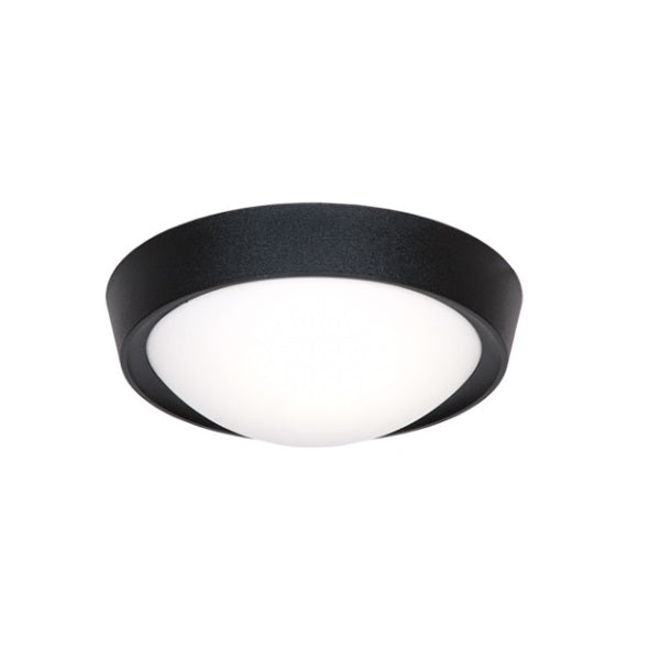 Brim Black | White | Silver Round Indoor Ceiling Light - Lighting.co.za