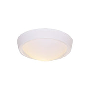 Brim Black | White | Silver Round Indoor Ceiling Light - Lighting.co.za
