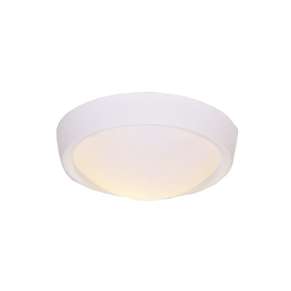 Brim Black | White | Silver Round Indoor Ceiling Light - Lighting.co.za